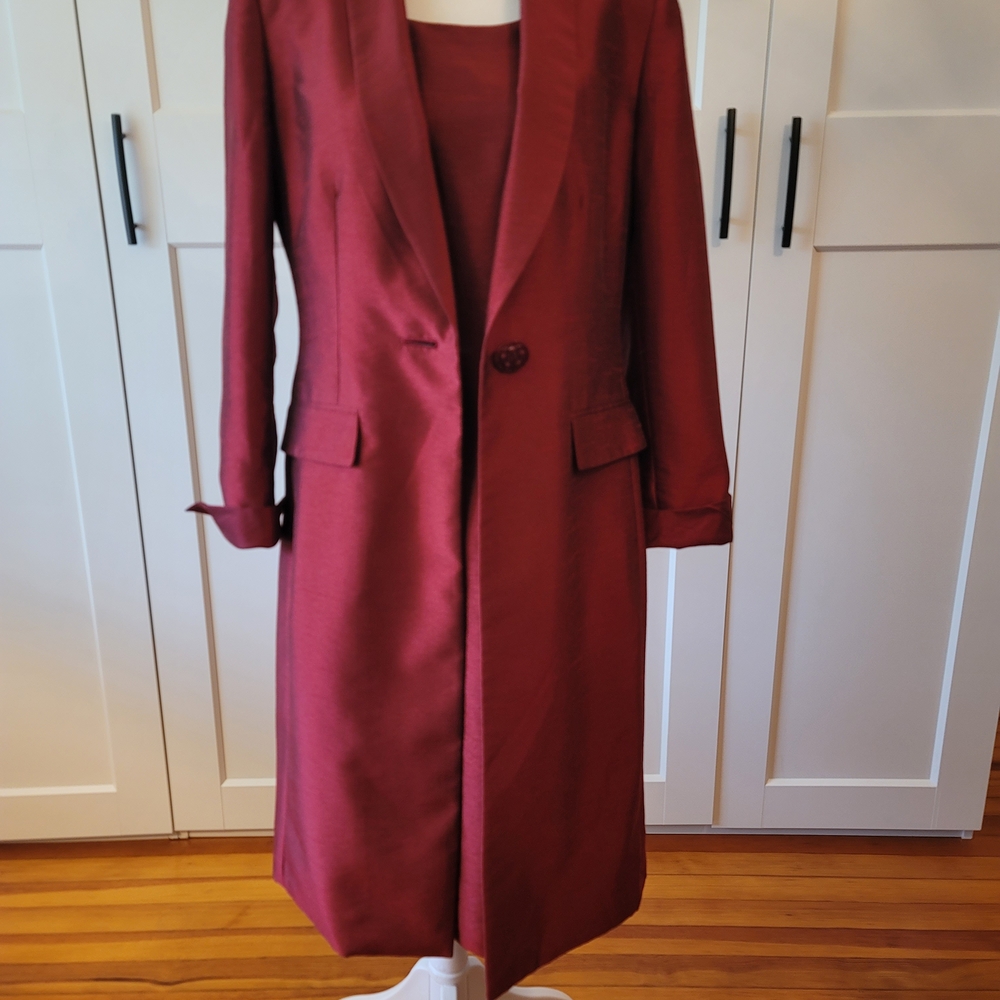 Suit Studio Red Blazer Tailored Sophistication